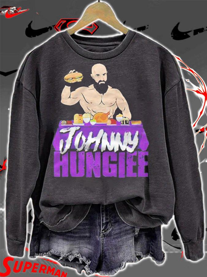The Elite Johnny Hungiee hamburger T-Shirt t-shirt sweatshirt