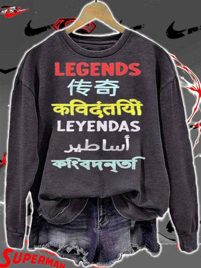 Norris Nuts Legends language T-shirt t-shirt sweatshirt