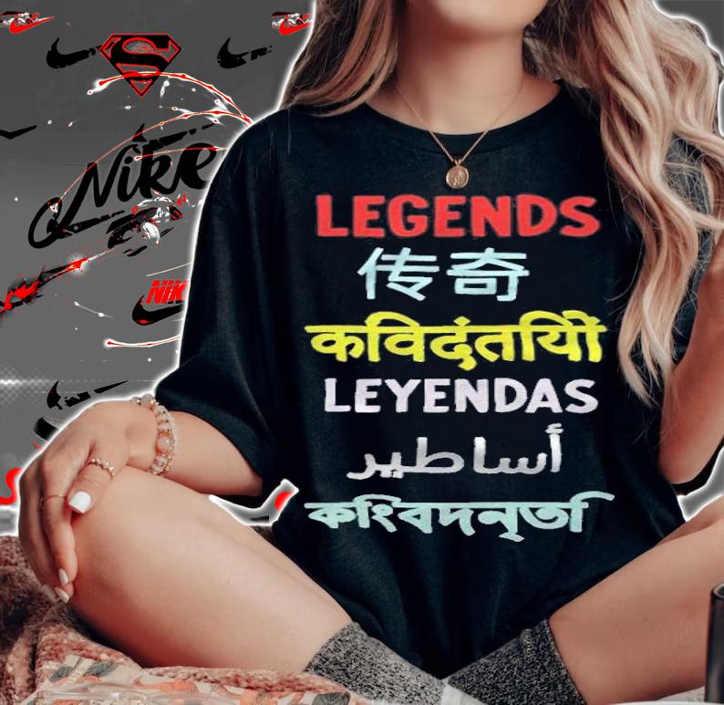 Norris Nuts Legends language T-shirt t-shirt woman shirt