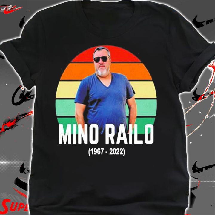 RIP Mino Raiola 1967 2022 Retro Sunset T-Shirt t-shirt shirt