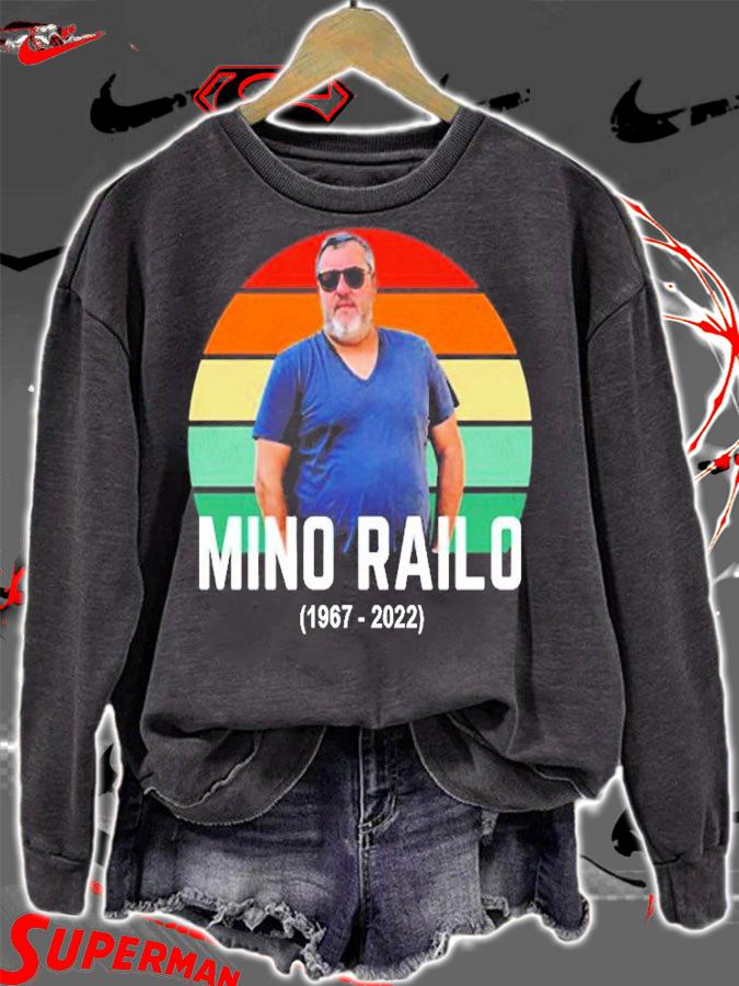 RIP Mino Raiola 1967 2022 Retro Sunset T-Shirt t-shirt sweatshirt
