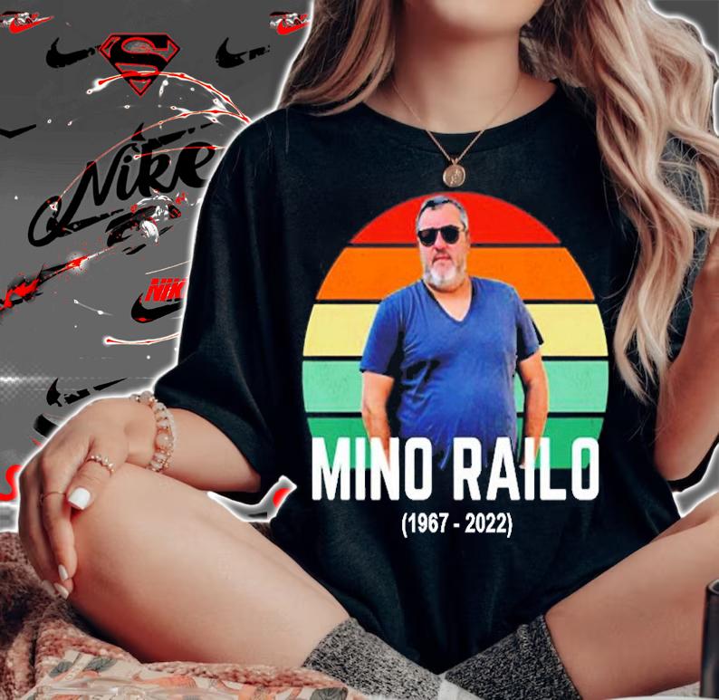 RIP Mino Raiola 1967 2022 Retro Sunset T-Shirt t-shirt woman shirt