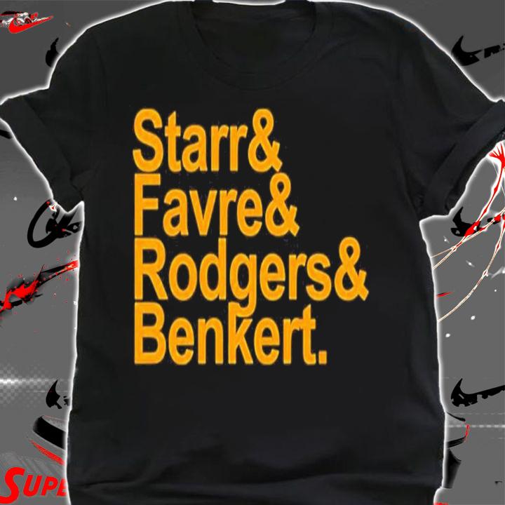 Starr Favre Rodgers Benkert Shirt t-shirt shirt