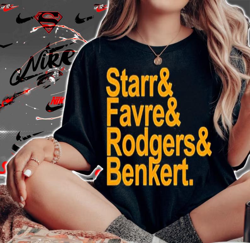 Starr Favre Rodgers Benkert Shirt t-shirt woman shirt