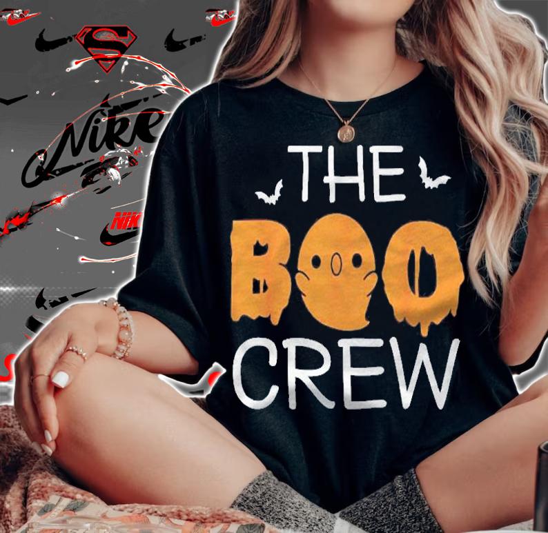The Boo Crew Funny Matching Halloween Family Halloween Shirt t-shirt woman shirt