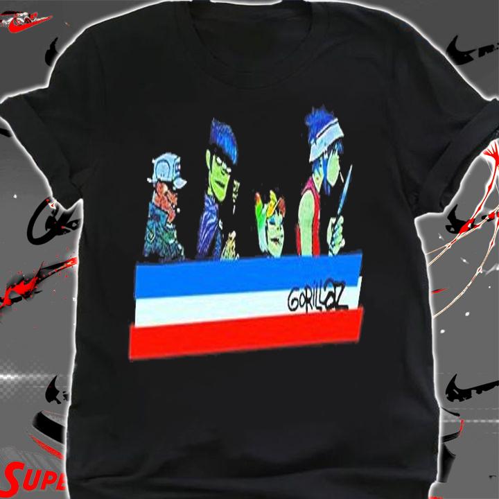 Crescentfreshgoods Gorillaz T-Shirt t-shirt shirt