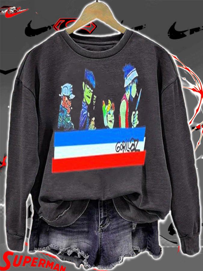 Crescentfreshgoods Gorillaz T-Shirt t-shirt sweatshirt