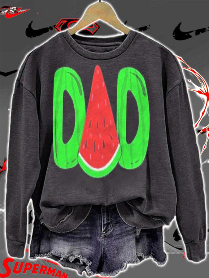Dad Watermelon Fathers Day Gift Shirt t-shirt sweatshirt