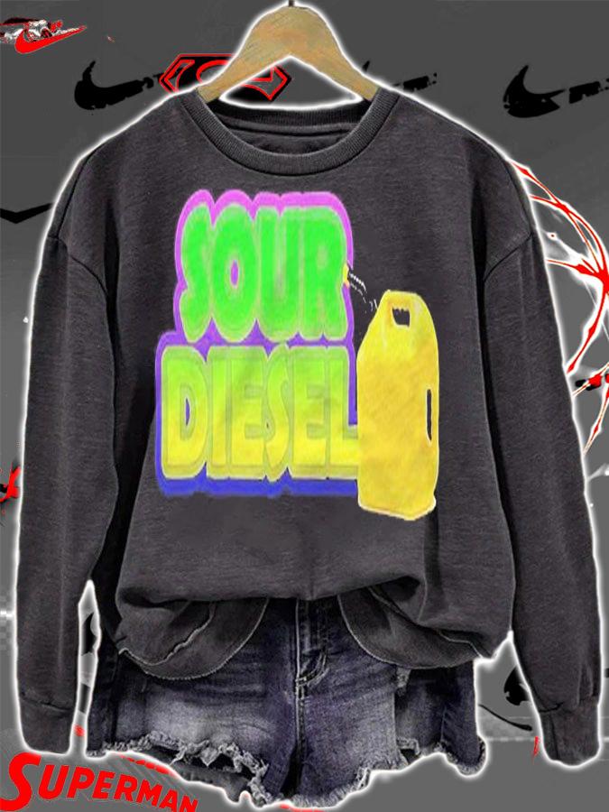 Discreet Sour Diesel Cannabis Marijuana Shirt t-shirt sweatshirt