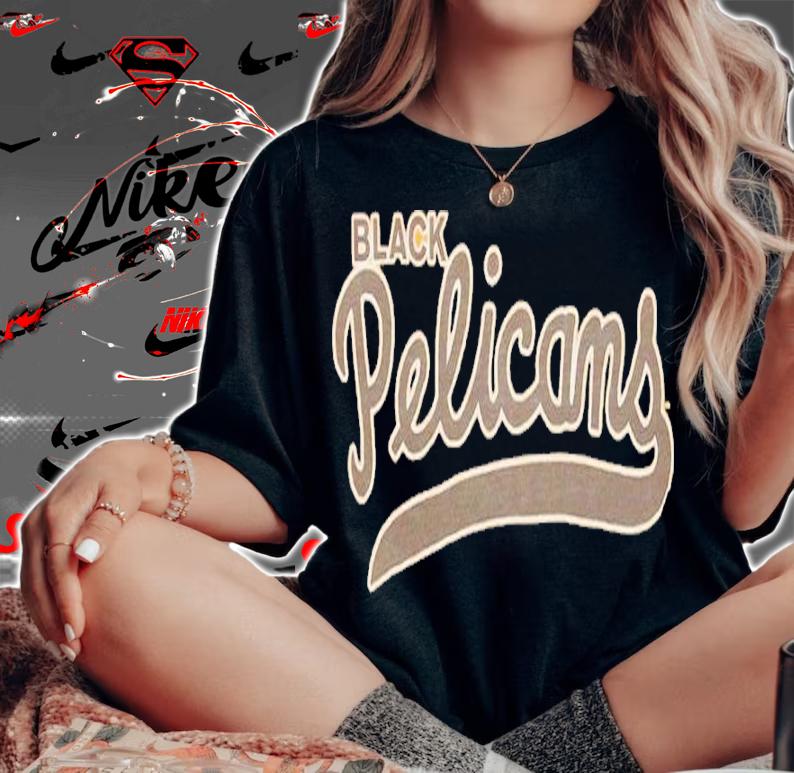 New Orleans Black Pelicans Shirt t-shirt
