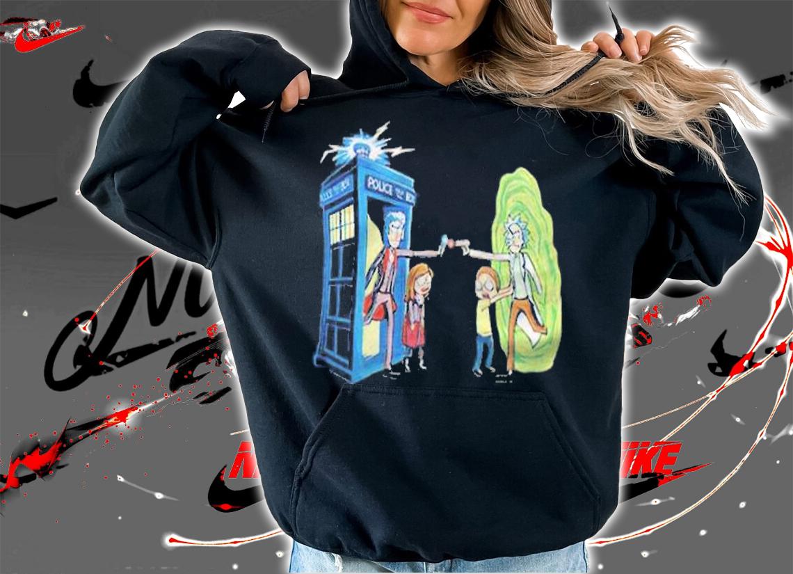 Rick and Morty Doctor Who T-shirt t-shirt