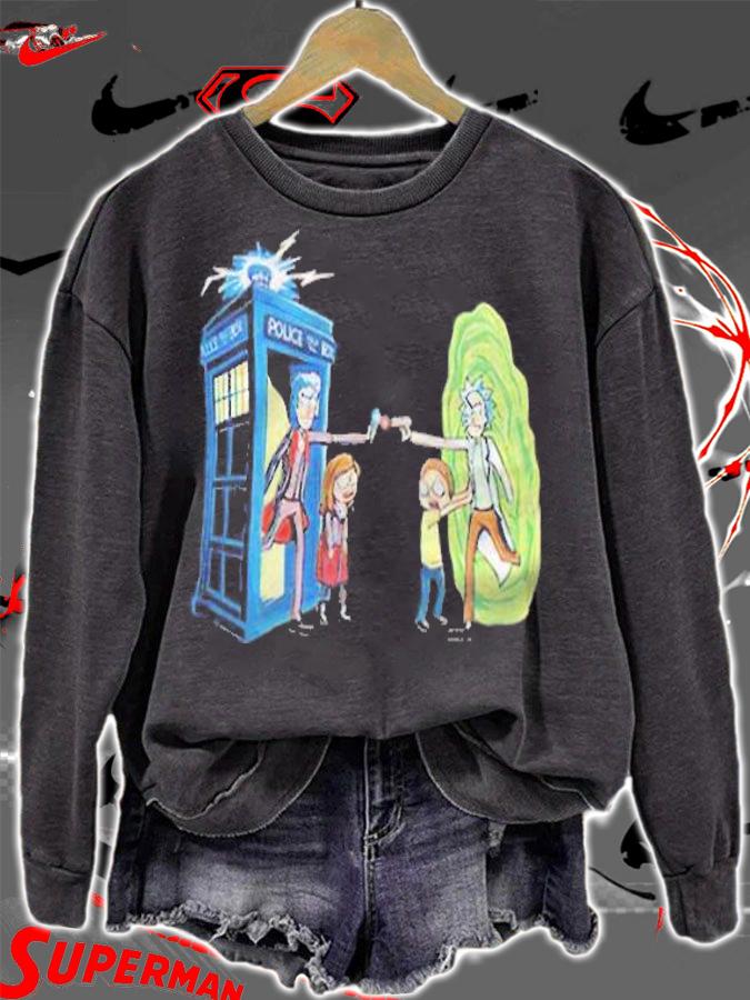 Rick and Morty Doctor Who T-shirt t-shirt