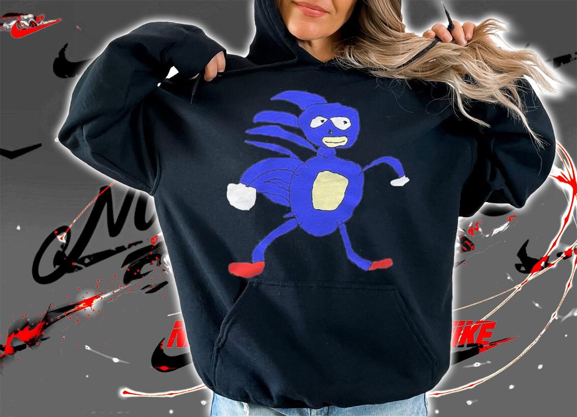 Sanic Hegehog Sanic Paint Meme Pullover Shirt t-shirt hoodie
