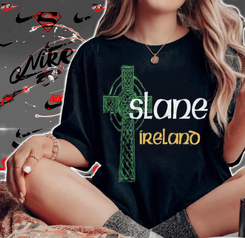 Slane Meath Ireland County Crest Vintage T-shirt t-shirt woman shirt