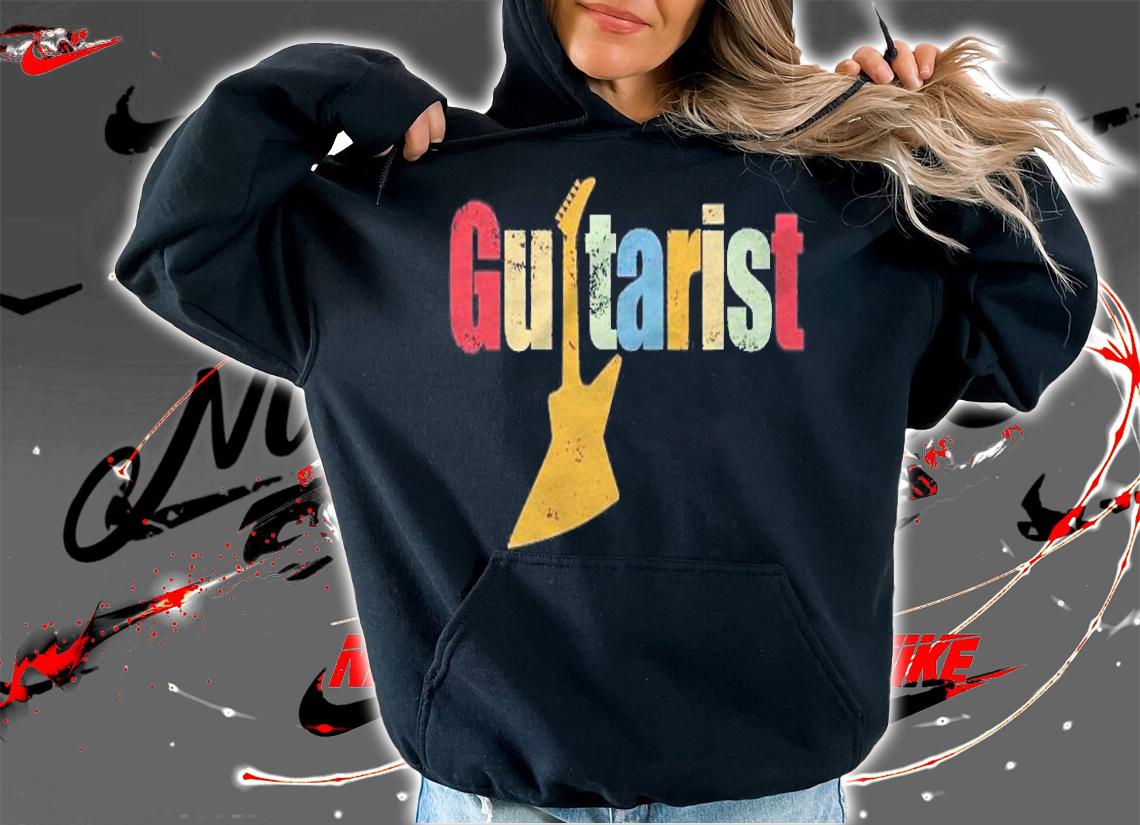 Vintage Guitar Electric Guitarist Gift Men Shirt t-shirt