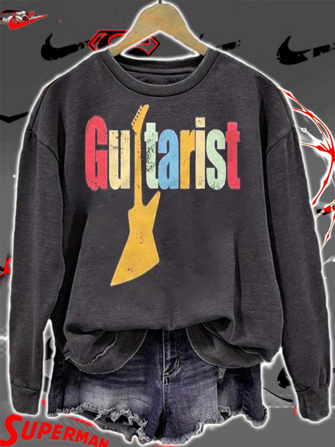 Vintage Guitar Electric Guitarist Gift Men Shirt t-shirt