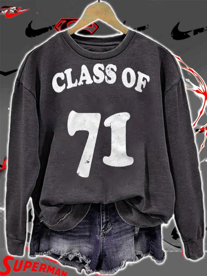 Class Of 1971 Retro Style Class Reunion Shirt sweatshirt