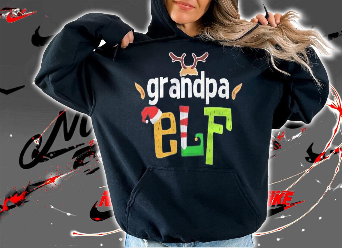 Grandpa Elf Elf Squad Family Christmas Matching Shirt hoodie