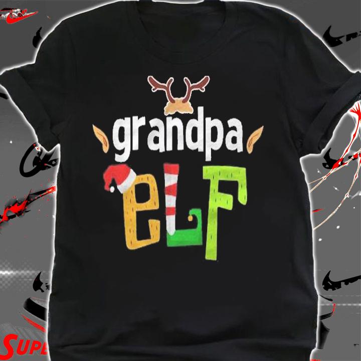 Grandpa Elf Elf Squad Family Christmas Matching Shirt shirt