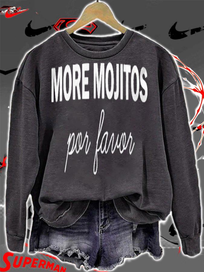 More Mojitos Por Favor Alcohol Party t-shirt
