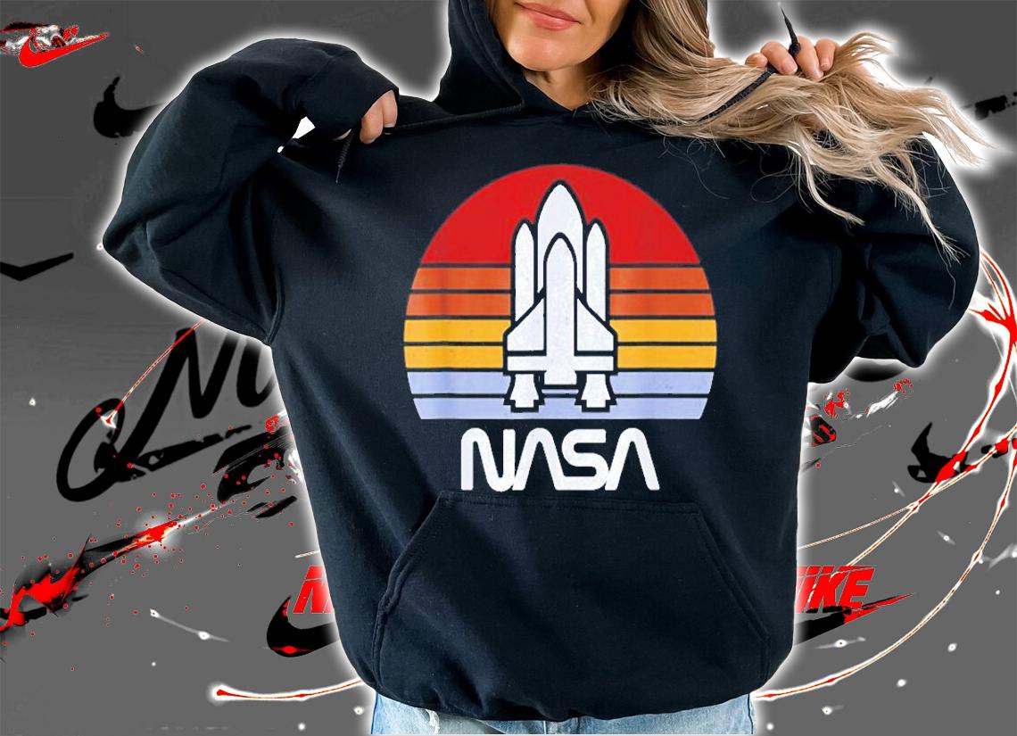 Nasa Vintage Retro 70s Nasa Shuttle Launch T-Shirt hoodie