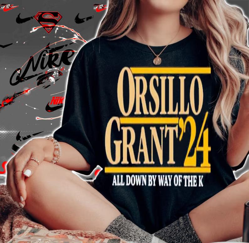 Official mud And Don's Slogan Orsillo Grant 24 All Down By Way Of The K Shirt woman shirt