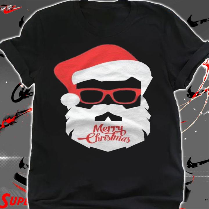 Hipster Santa Claus  Merry Christmas Shirt shirt