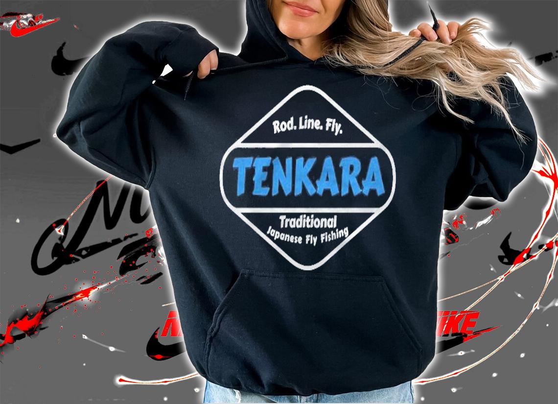 Tenkara Rod Line Fly Premium T-shirt