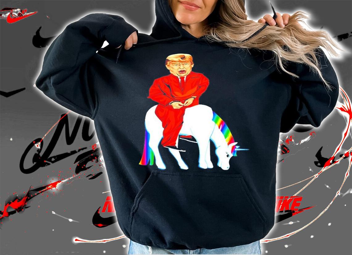 Donald Trump Impeachment Jail Unicorn Lover T-Shirt hoodie
