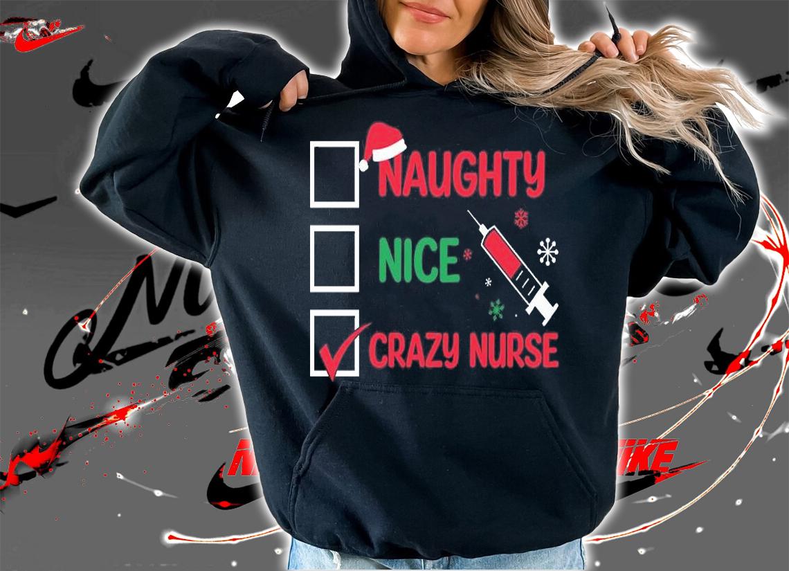 Funny Christmas Nurse T-Shirt hoodie