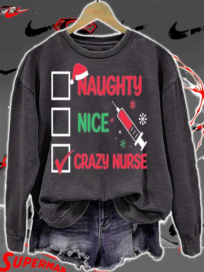 Funny Christmas Nurse T-Shirt sweatshirt