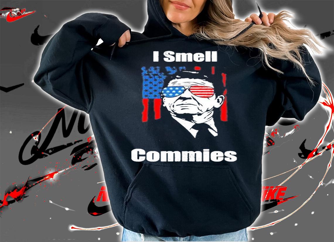 Funny President Reagan I Smell Commies Conservative Humor T-Shirt