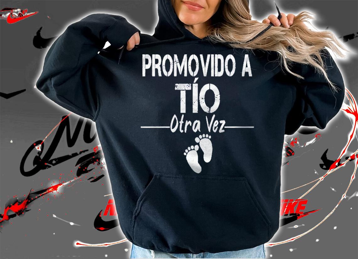 Mens Promovido A Tio Otra Vez Tio Again Announcement Shirt