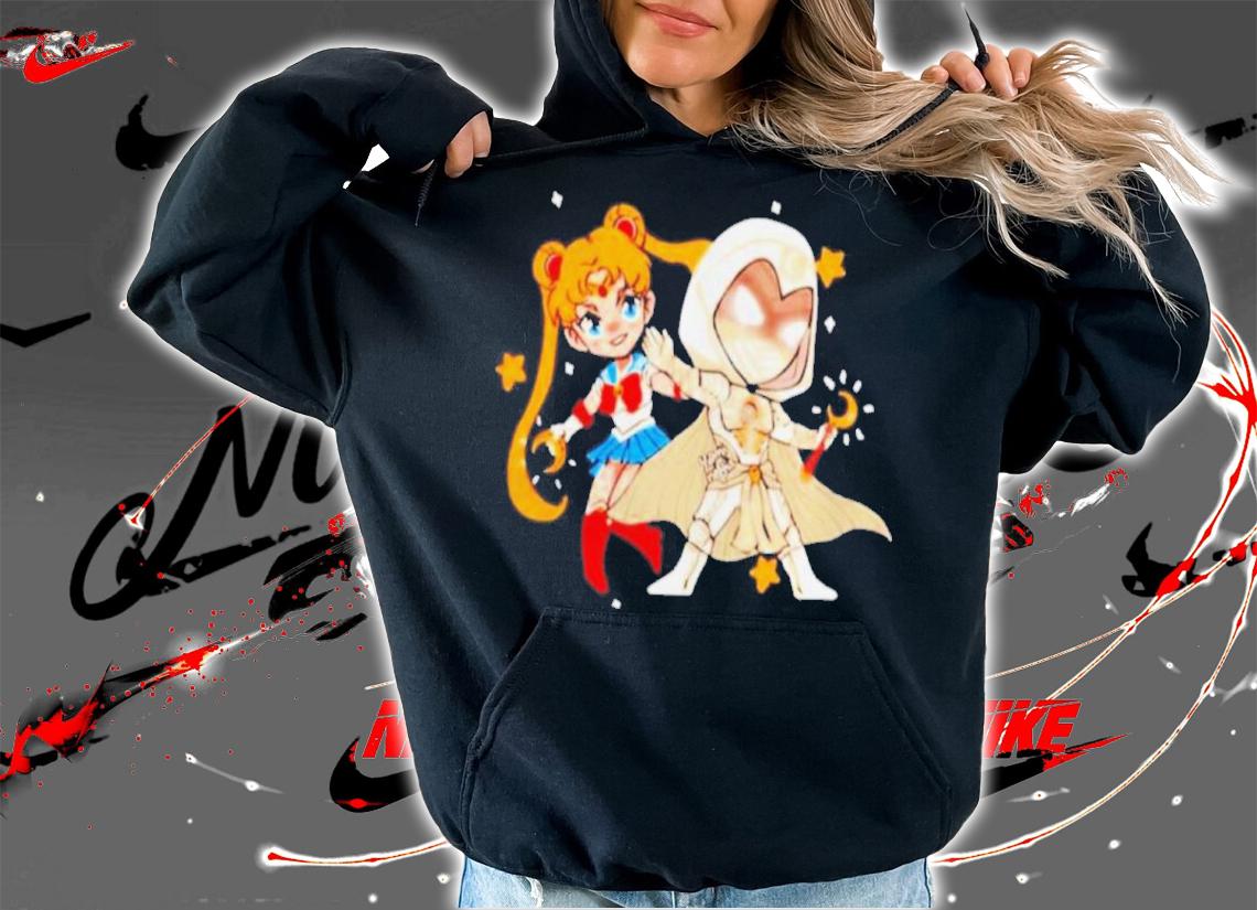 Official Gabi Tired Artist Sailor Moon Knight Shirt hoodie