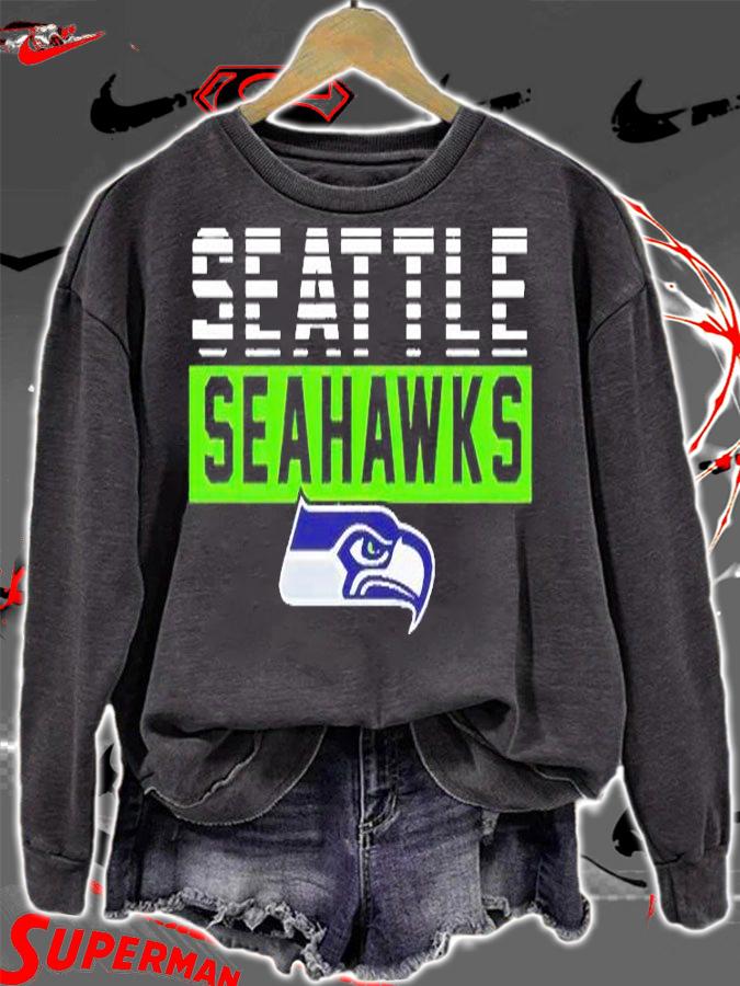 Seattle Seahawks logo T-shirt sweatshirt