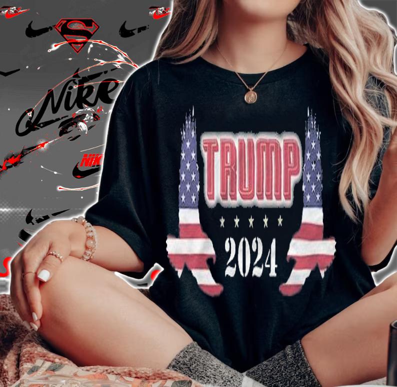 Trump 2024 America Eagle T-Shirt woman shirt