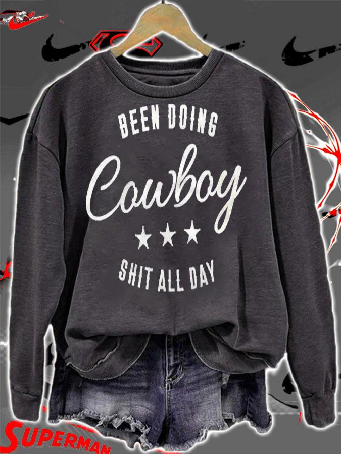 Womens Western Cowboy Cowgirl Gift Shirt sweatshirt