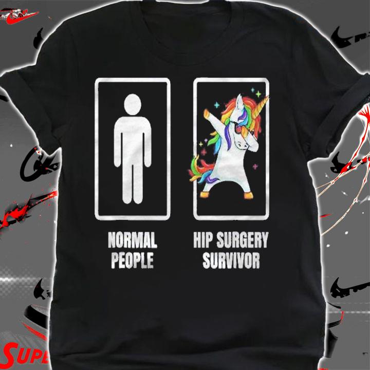 Dabbing Unicorn Hip Replacement Surgery Survivor Recovery Shirt shirt
