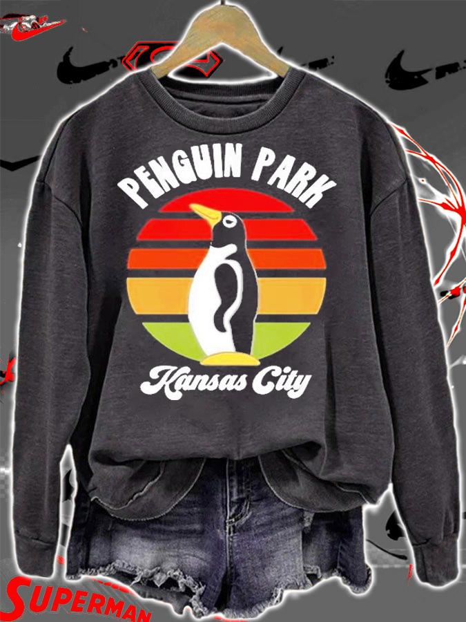 Groovy Penguin Park Kansas City T-Shirt sweatshirt