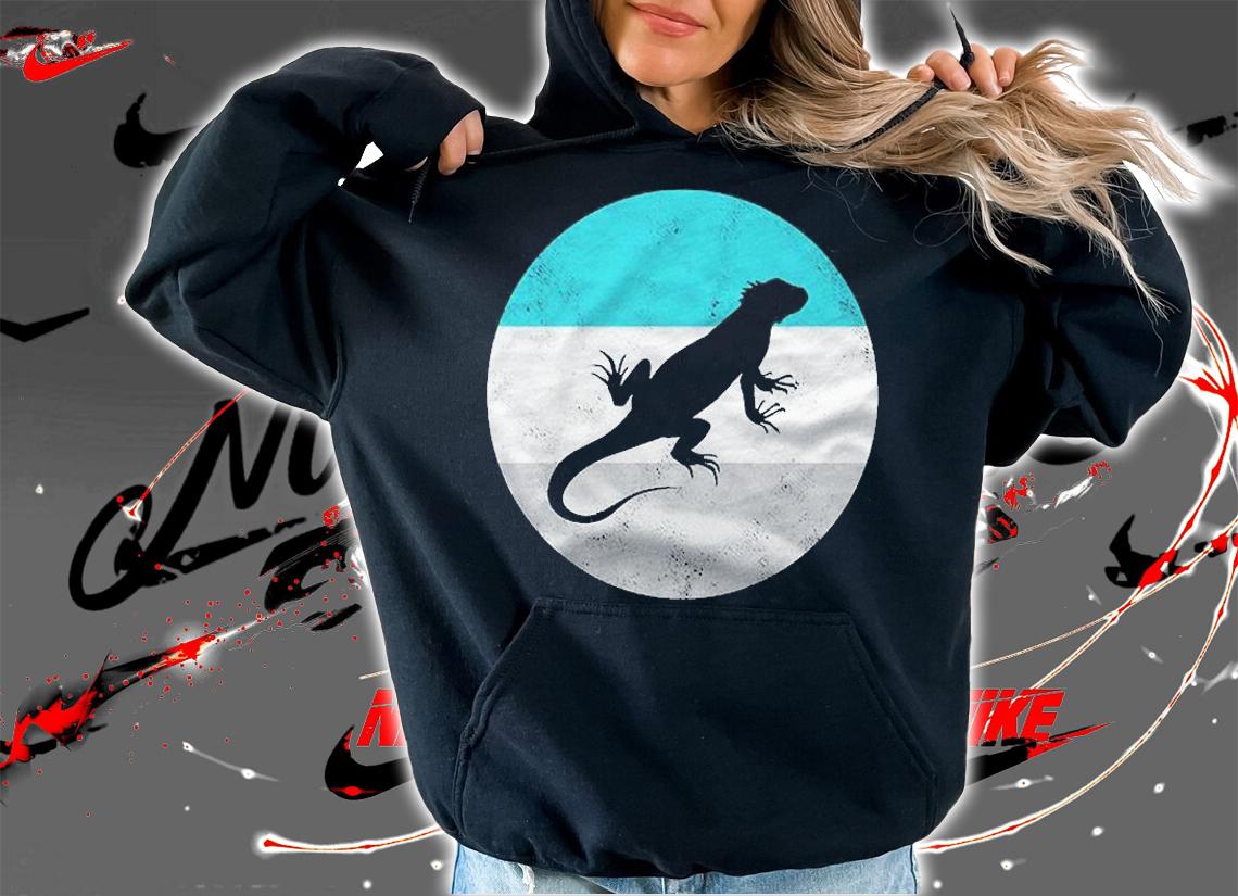 Iguana Retro Gift For Men Women Boys And Girls Shirt hoodie