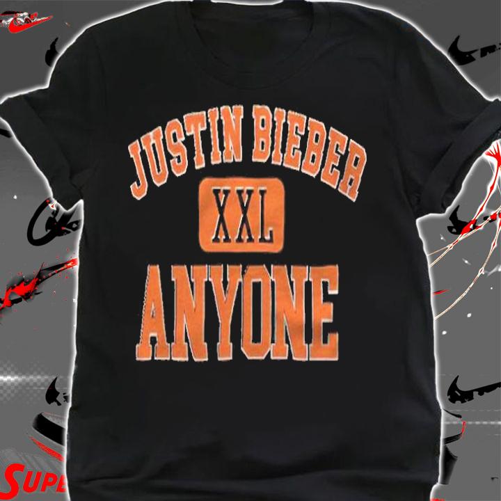Justin Bieber XXL anyone T-shirt shirt
