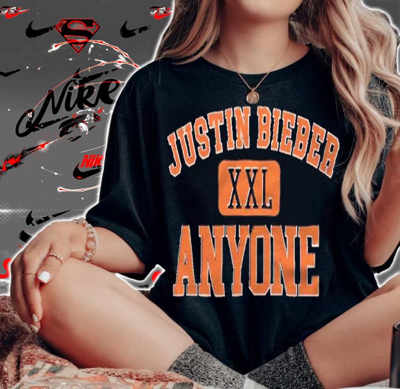 Justin Bieber XXL anyone T-shirt woman shirt