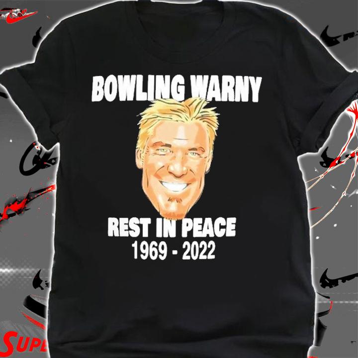 RIP Shane Warne Bowling Warny Rest In Peace 1969-2022 Shirt shirt