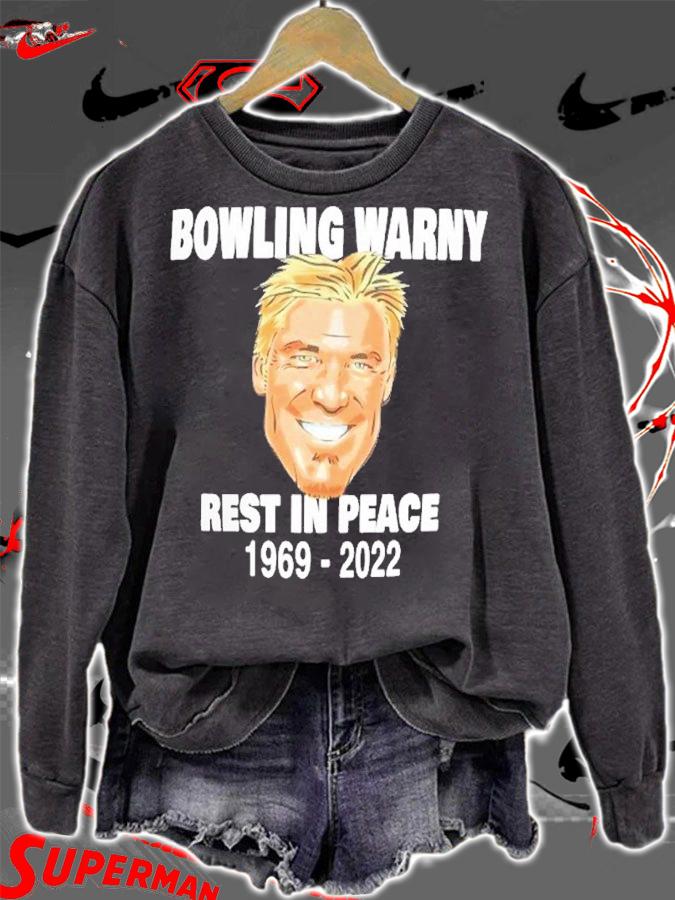 RIP Shane Warne Bowling Warny Rest In Peace 1969-2022 Shirt sweatshirt
