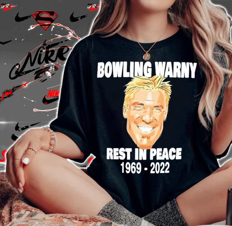 RIP Shane Warne Bowling Warny Rest In Peace 1969-2022 Shirt woman shirt