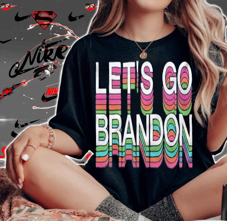 Trending lets Go Brandon, Let Go Brandon, Fjb, Brandon Biden, Republican, Brandon Flag, Republican T-Shirt woman shirt