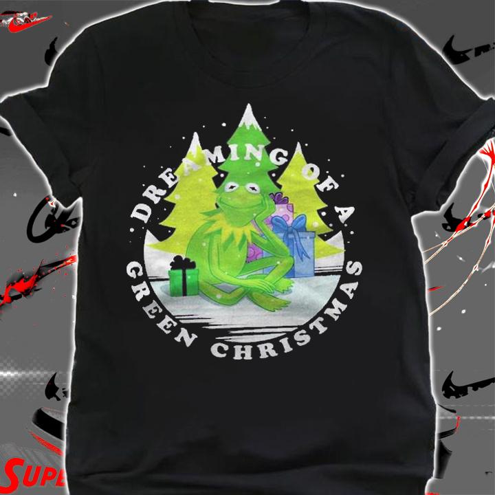 Christmas The Muppets Kermit Dreaming Of Green Shirt shirt