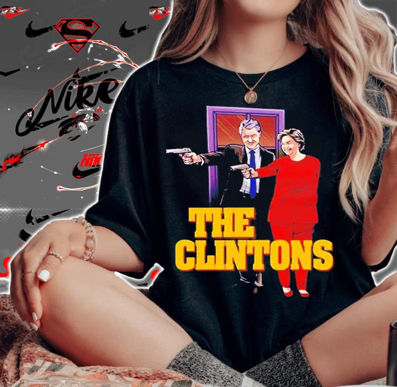 Essential Fleccas The Clintons T-Shirt woman shirt