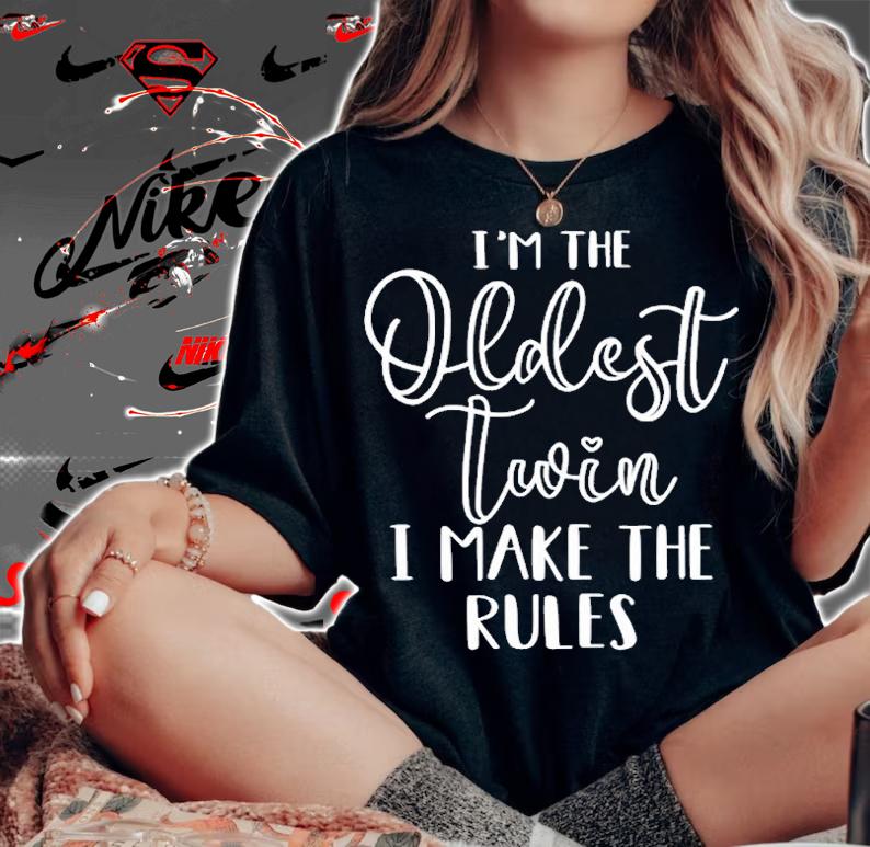 Im The Oldest Twin t-shirt woman shirt