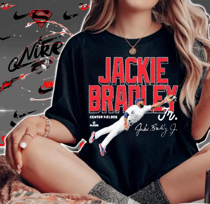 Jackie Bradley Jr. Boston Diving Catch Baseball Signatures Shirt woman shirt